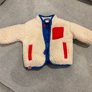 Lego Kids Sherpa Jacket with Red and Blue Accents